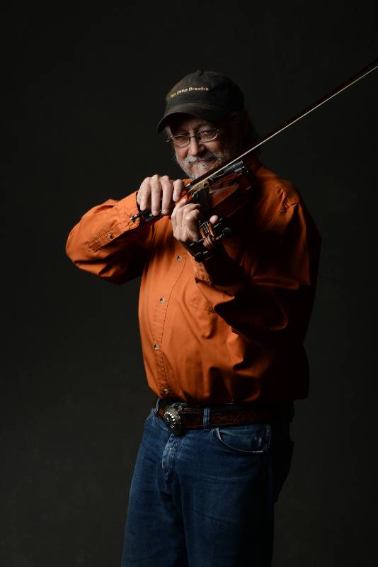 Phil Salazar playing violin